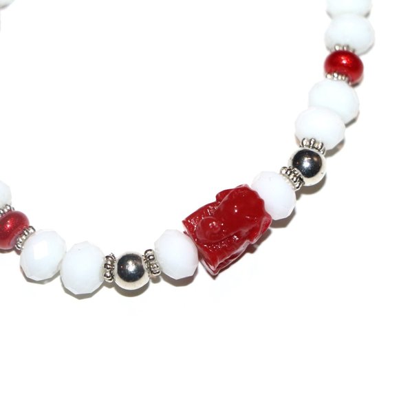 Red Elephant Crystal Bracelet - Picture 2 of 4